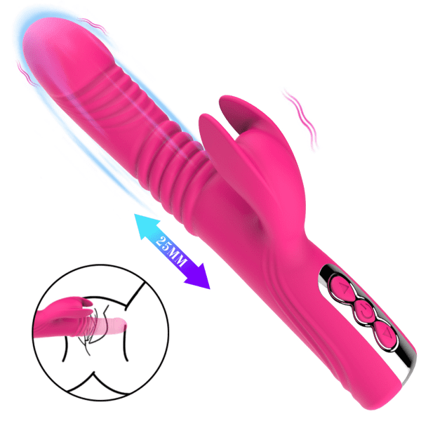 Vibrador para Mujer con Estimulacion Clitorial Sube y Baja : Excelente vibrador para conocer tus puntos mas excitantes sola o acompañada